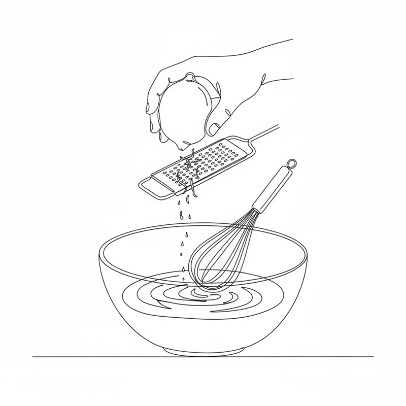 Ilustracja: sos do kanapki ze śmietany z otartą skórką z cytryny