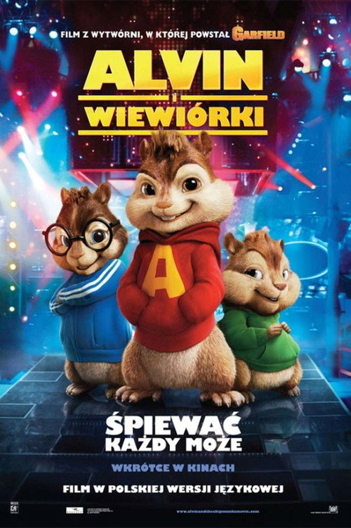 Plakat: Alvin i wiewiórki